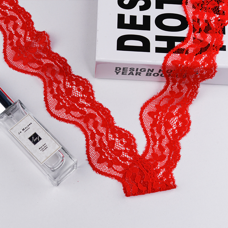 5.1 سانتی متر دامن توری زنانه سجاف کوچک لوازم جانبی لباس زیر نایلون الاستیک توری 106113#