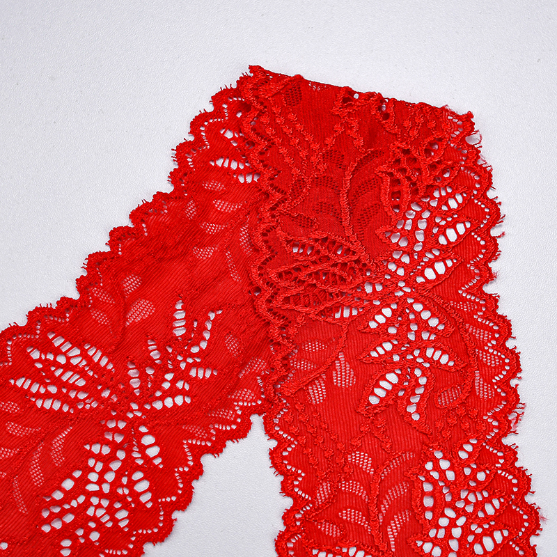 8 سانتی متر دامن توری زنانه اکسسوری زیر لبه دار کوچک نایلون توری الاستیک 6709#