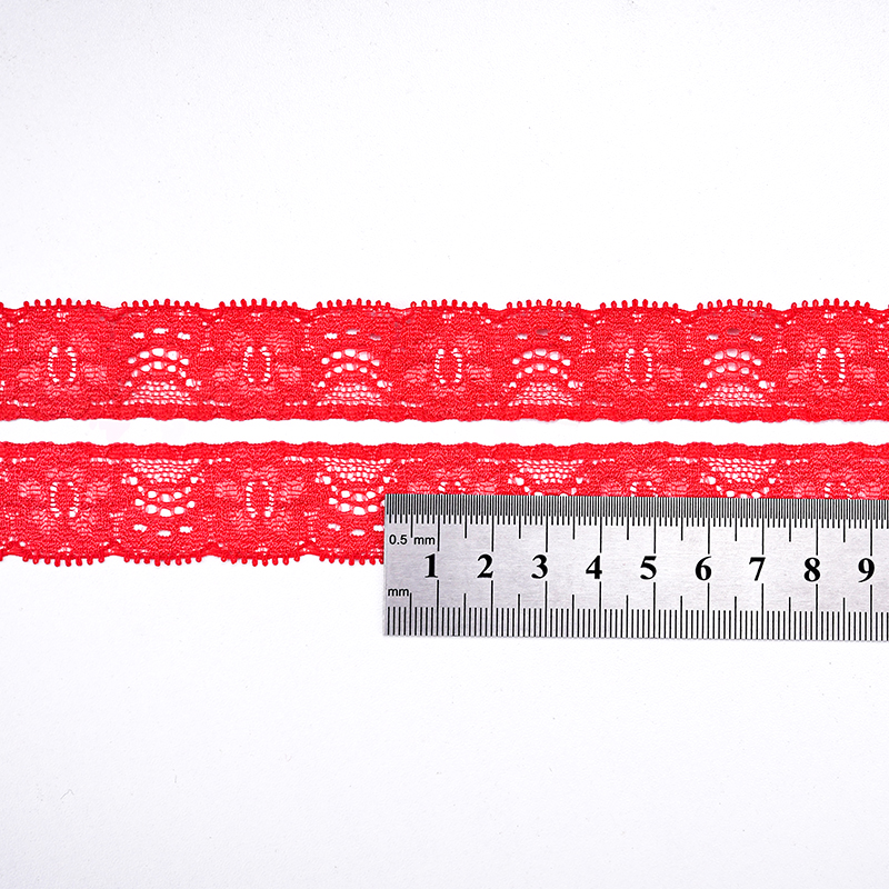 توری توری نایلونی کشدار 2.2 سانتی متری توری نایلونی نایلونی توری اسپندکس برای سوتین و لباس زیر تزیین عروسی 106248#