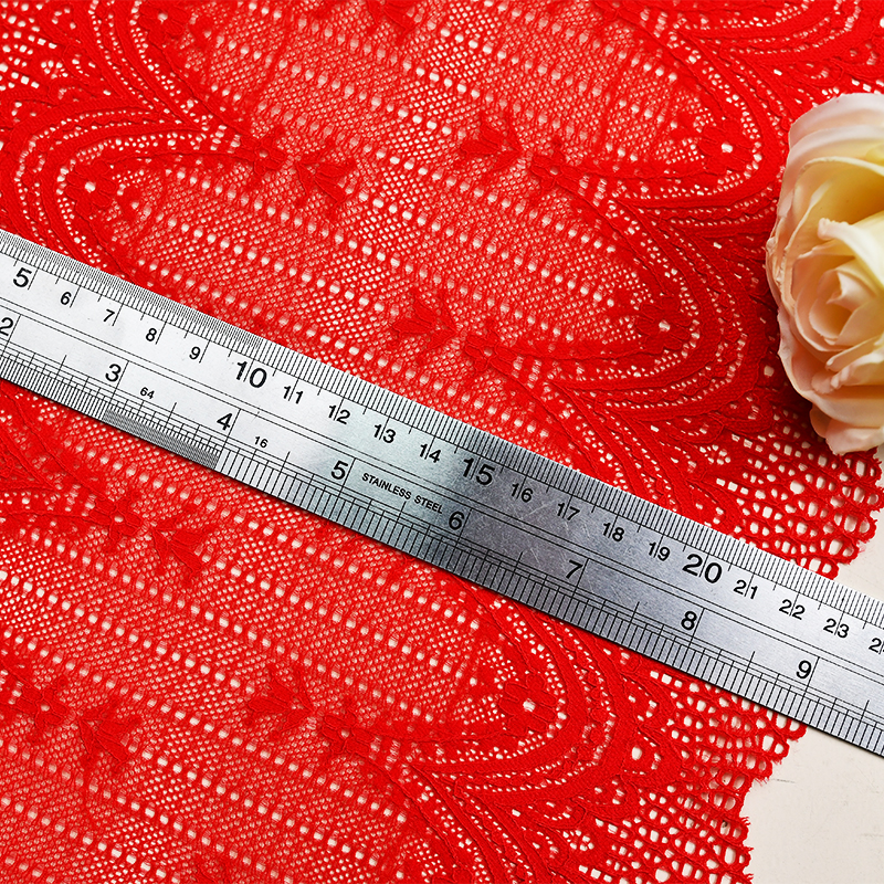 23 سانتی متر گلدار بند زیر زنانه کشدار توری زیبا توری 9010#