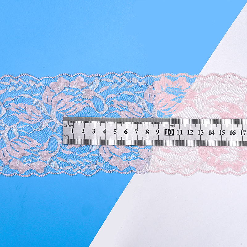 9.5 سانتی متر دامن توری زنانه سجاف کوچک لوازم جانبی لباس زیر نایلون الاستیک توری 0416#