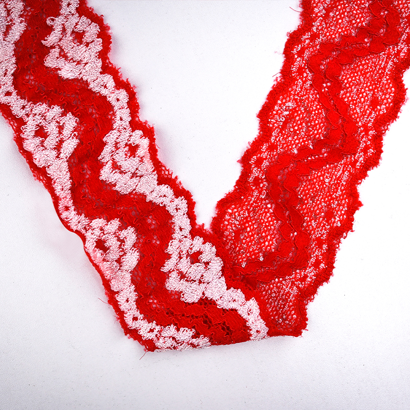 5.3 سانتی متر دامن توری زنانه سجاف کوچک لوازم جانبی لباس زیر نایلون الاستیک توری 1177#