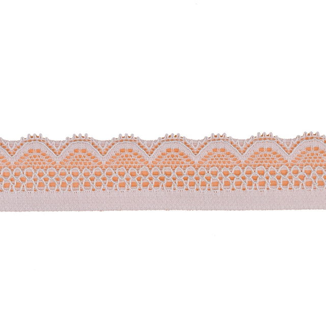 2.5 سانتی متر دامن توری زنانه سجاف کوچک لوازم جانبی لباس زیر نایلون توری الاستیک 116623#