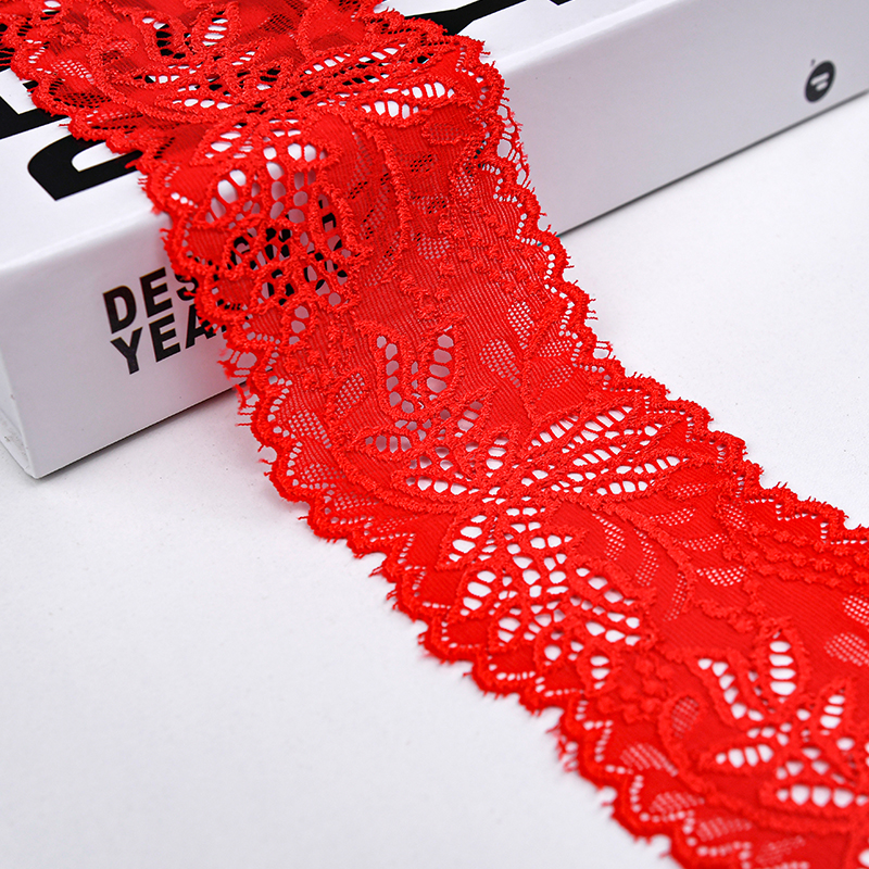 8 سانتی متر دامن توری زنانه اکسسوری زیر لبه دار کوچک نایلون توری الاستیک 6709#