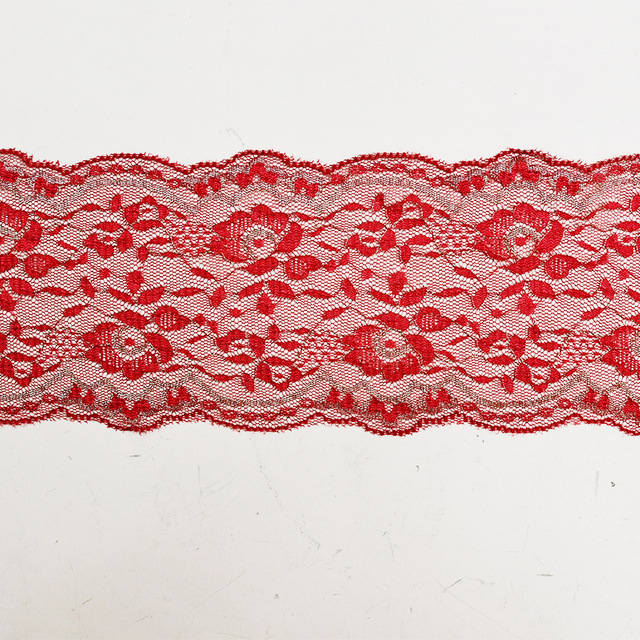 نایلون الاستیک 10 سانتیمتر تزیین توری گلدار تزیین لباس عروسی توری 3706#