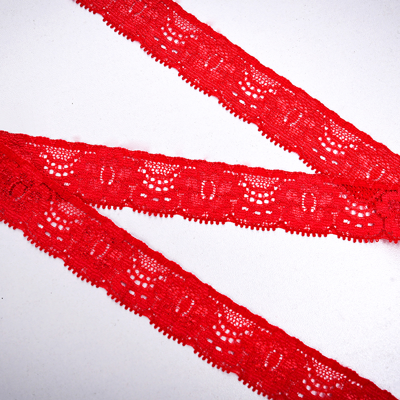 توری توری نایلونی کشدار 2.2 سانتی متری توری نایلونی نایلونی توری اسپندکس برای سوتین و لباس زیر تزیین عروسی 106248#