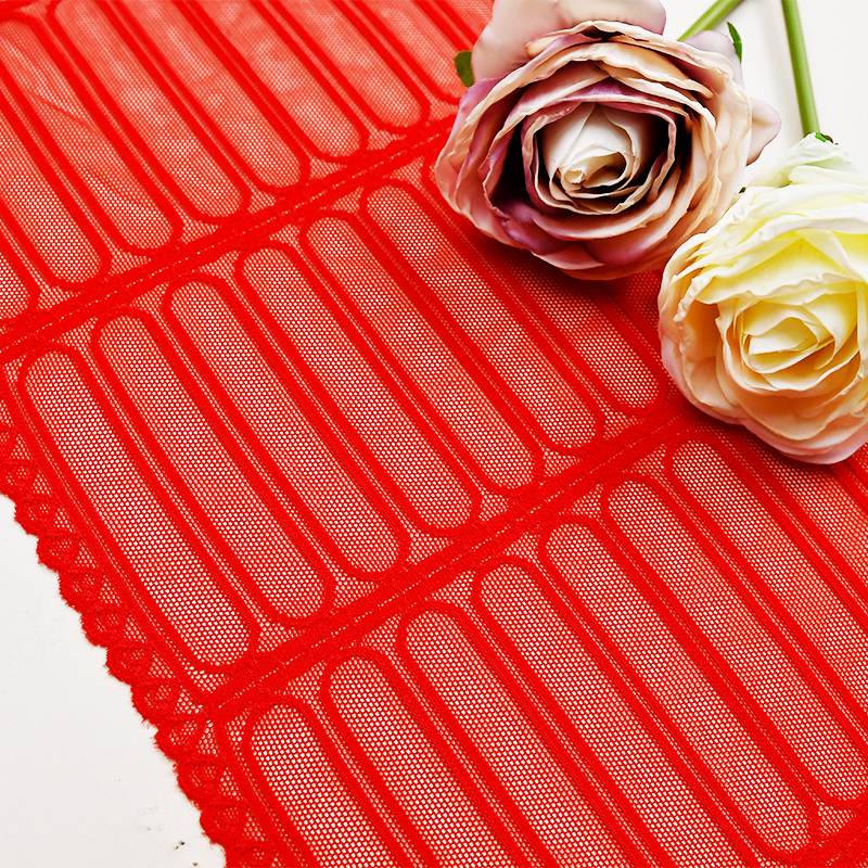 19 سانتی‌متر بند بند زیر زنانه گلدار کشدار توری زیبا 6602#