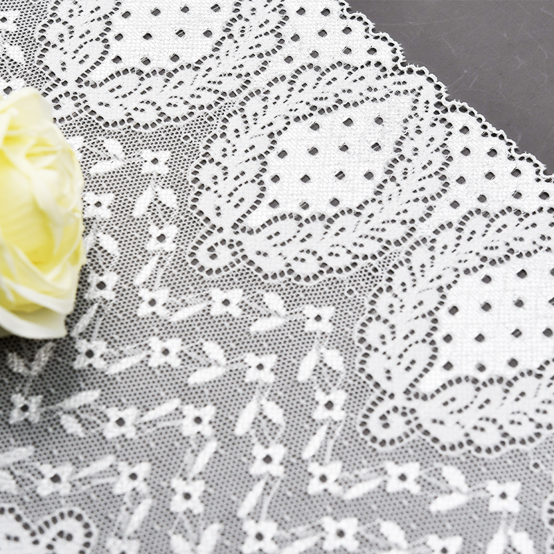 توری آماده با کیفیت بالا 25 سانتی متری توری گلدار الاستیک زنانه 5355#