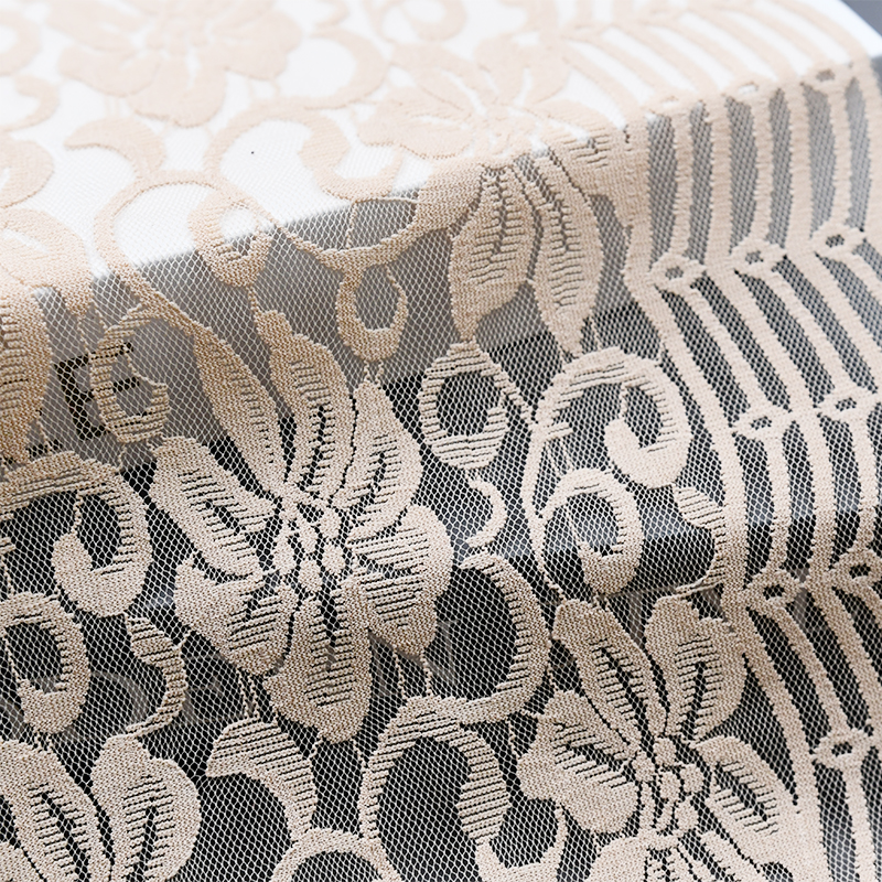 توری توری گلدار سفید کشدار 22 سانتی متری تولید کننده حرفه ای توری زنانه 3126#