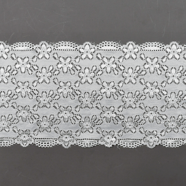  توری توری الاستیک توری ظریف 15.5 سانتی متری پارچه توری اسپندکس توری الاستیک لباس زیر زنانه سینه بند 409#