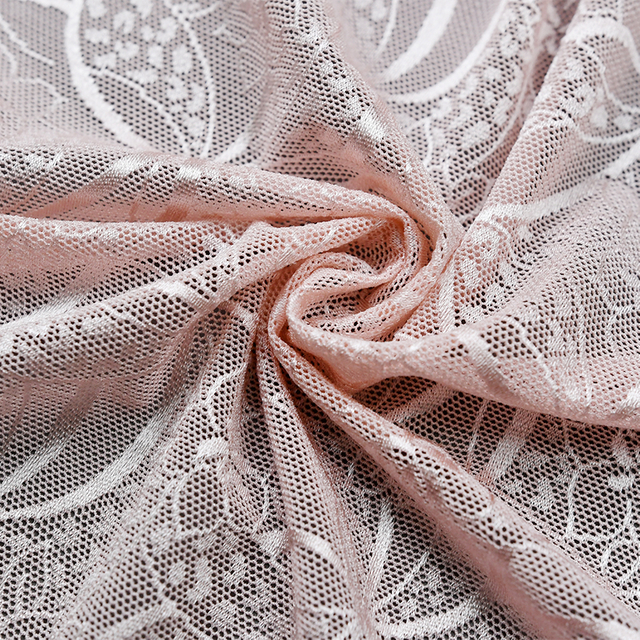 پارچه توری کشدار گل با کیفیت بالا برای لباس زیر زنانه و لباس