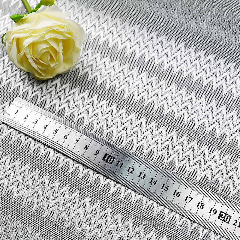 پارچه توری استرچ گل با کیفیت بالا برای لباس زیر زنانه و لباس 1023#