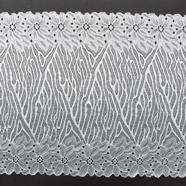 26 سانتی متر گلدار بند زیر زنانه کشدار توری زیبا توری 6033#