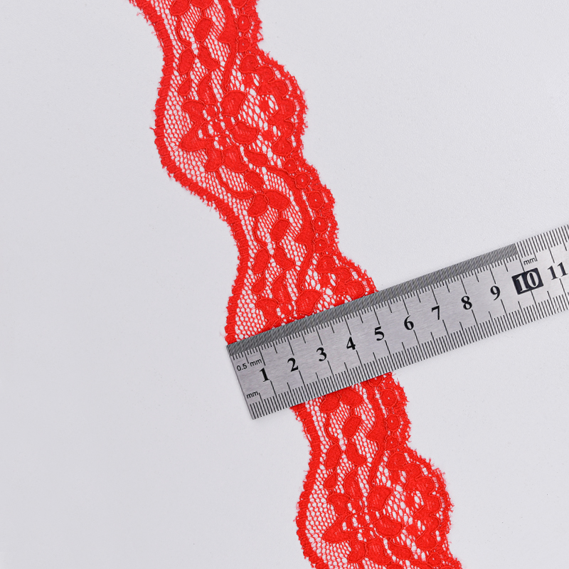 5.1 سانتی متر دامن توری زنانه سجاف کوچک لوازم جانبی لباس زیر نایلون الاستیک توری 106113#