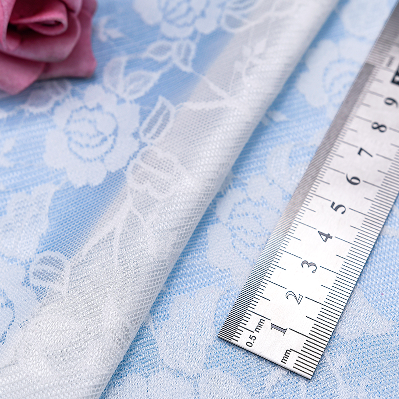 فروش عمده لباس زنانه پارچه توری کش دو رنگ 952#