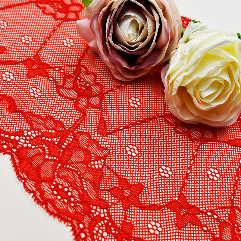 18.5 سانتی متر گلدار بند زیر زنانه کشدار توری زیبا 8800#