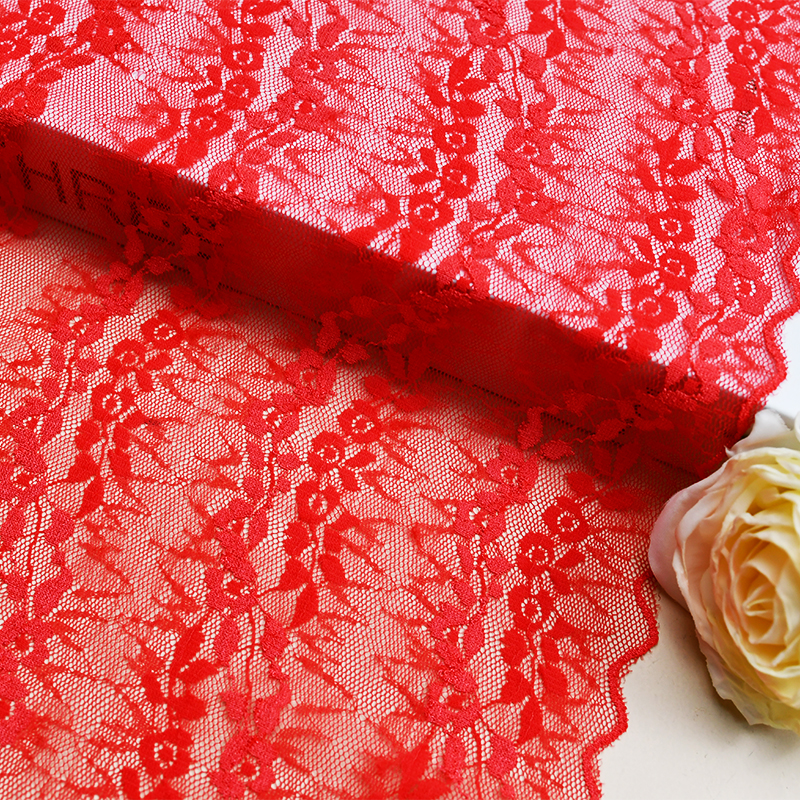 22 سانتی متر گلدار بند زیر زنانه کشدار توری زیبا توری 6600#