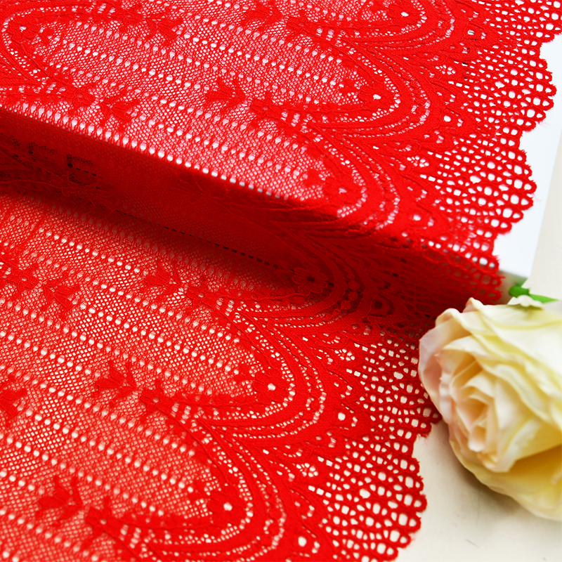 23 سانتی متر گلدار بند زیر زنانه کشدار توری زیبا توری 9010#