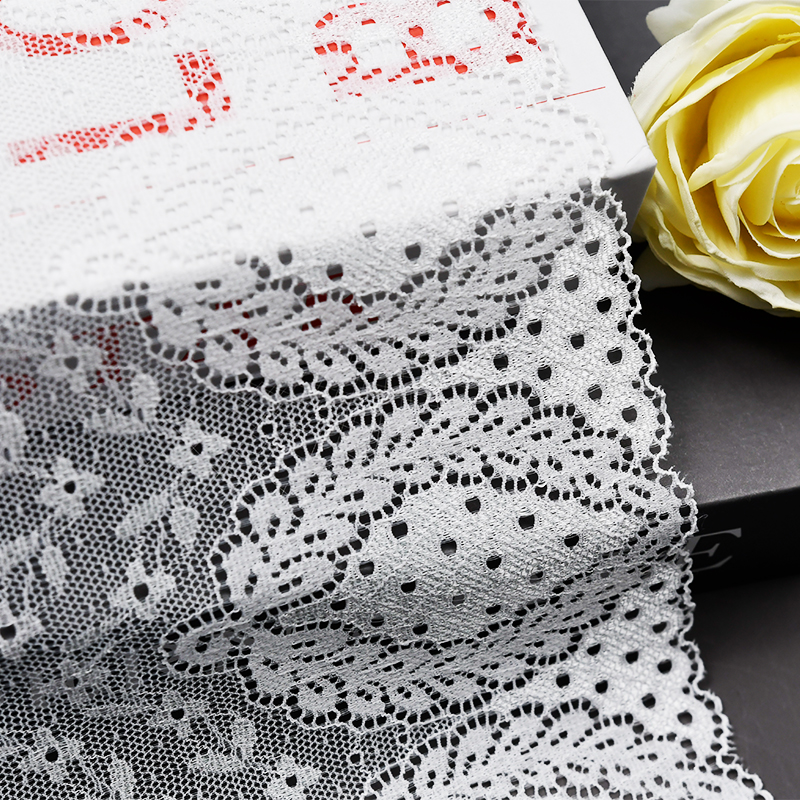 توری آماده با کیفیت بالا 25 سانتی متری توری گلدار الاستیک زنانه 5355#